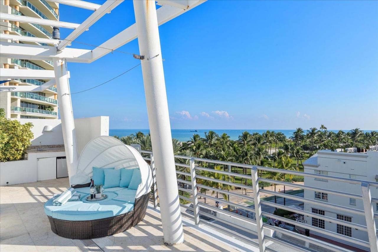 Penthouse Mar Azul South Beach On Ocean Drive Miami Beach Home Exterior photo